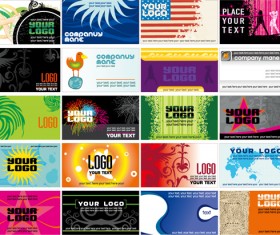 European style business card vector art