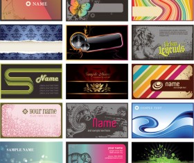 Modern card background design vector