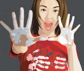 beauty of graffiti vector