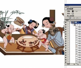 Mother People vector