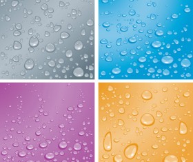 Drops of water Backgrounds art vector