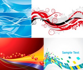 Modern Dynamic background design vector