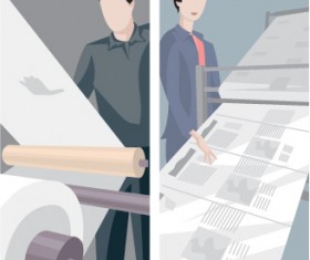 Printing vector scene