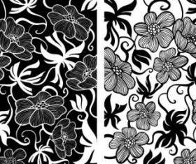 Vintage Art Deco Floral Vectors