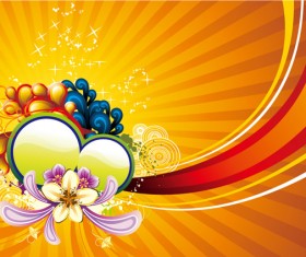 Decorative pattern flash backgrounds vector