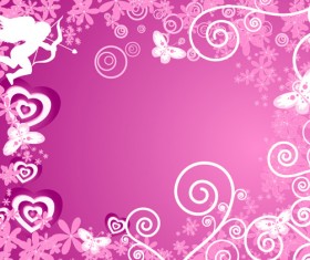 Decorative pattern background art vector