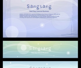 dynamic lines of the background with banner Vector Graphic