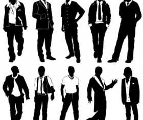 Various types of man vector