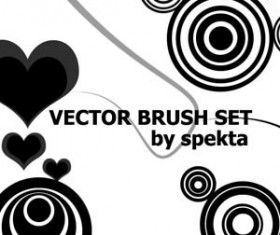 Set of vector Photoshop Brushes