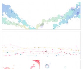 Watercolor pattern background