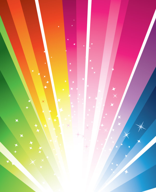 Colorful light background vector