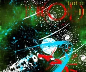 Business card design vector graphics