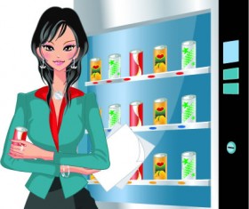 Stylish office people set 47 vector