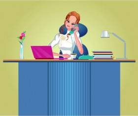 Stylish office people set 48 vector
