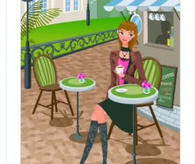 Stylish office people set 56 vector