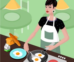 Stylish office people set 58 vector