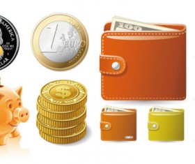 Money style vector material