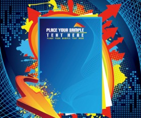 Business background and the arrow design vector