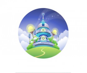 lovely cartoon scene set 29 vector