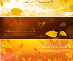Foliage pattern background vector material