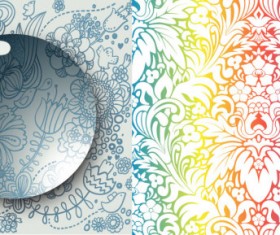 Creative decorative pattern background Vector graphic