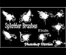 PS Splatter Photoshop Brushes