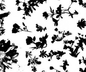 Floral Silhouette Vector Pack