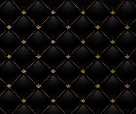 Black grid background vector material