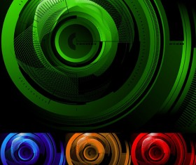 High-tech style background vector graphic