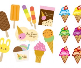 Lovely ice cream Vector Graphic