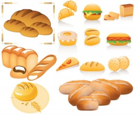 Eating a pastry vector