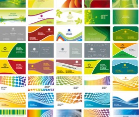 Background of the card business card vector material