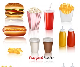 Western fast food vector material