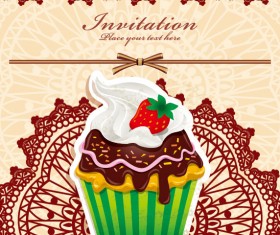 Cake packaging vector