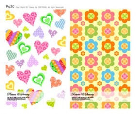 Lovely Child elements background 6 vector graphic