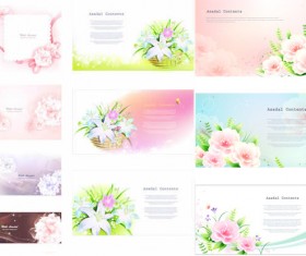 Fantasy Lily background vector