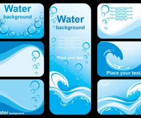 Beautiful water background Vector