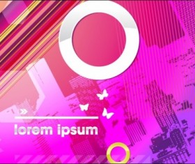 Colorful card vector graphics