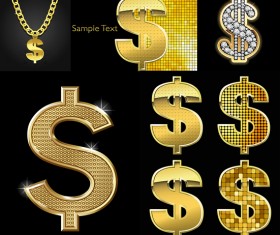 Diamond money symbol vector