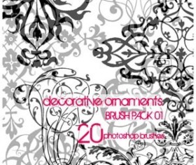 decornaments 01 Photoshop Brushes