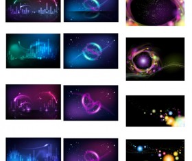 Colorful technology background vector graphics