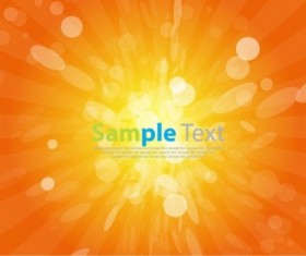 Vector Sunshine elements Background