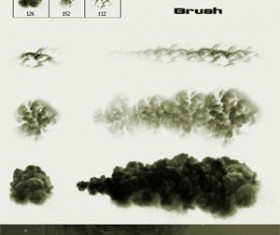 Smoke and Clouds Brush Photoshop Brushes