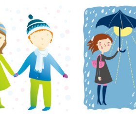 Cartoon People illustration vector