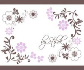 Flowers Ornaments Photoshop Brushes