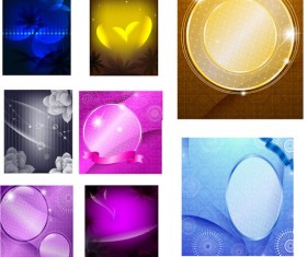 Modern fantasy background vector