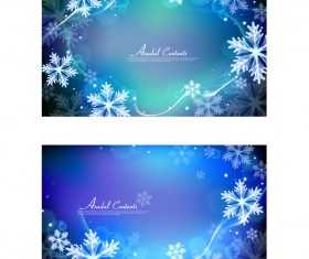 Snowflake background vector