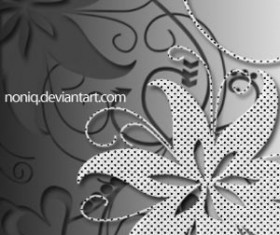 Floral Swirl Photoshop Brushes