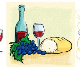 Wine style vector