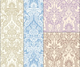 Antique Arnage decorative pattern background vector